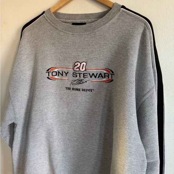 Vintage Tony Stewart Crewneck Sweatshirt / Large / Nascar / Home Depot - Picture 2 of 9